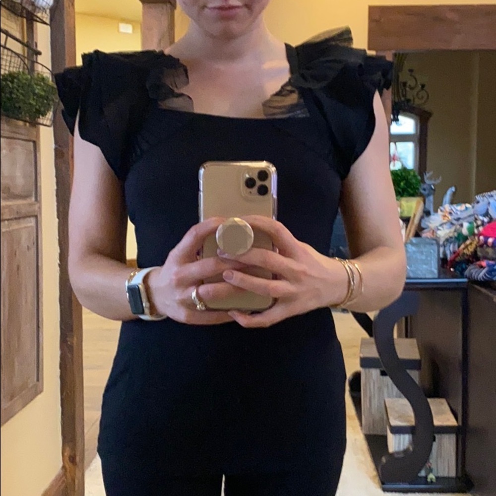 Ruffle Sleeve Top